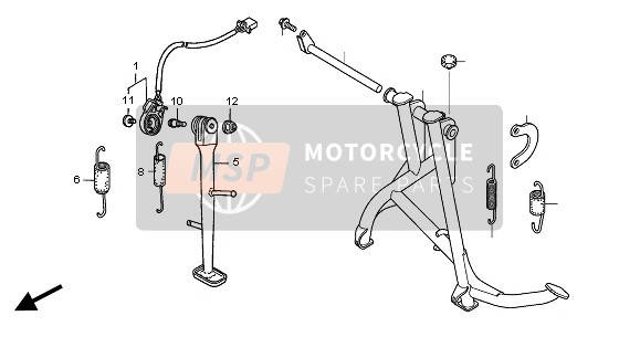 Honda CBF600S 2004 Supporter pour un 2004 Honda CBF600S