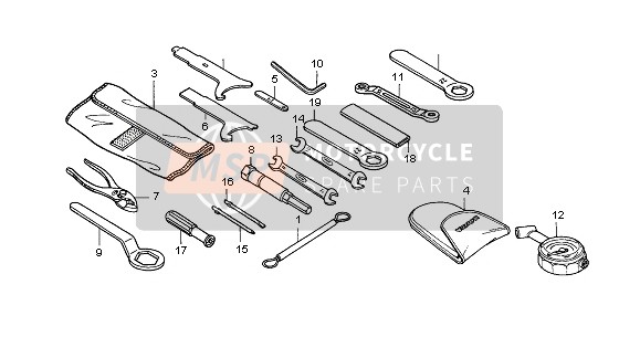 Honda CBR600RR 2004 Outils pour un 2004 Honda CBR600RR