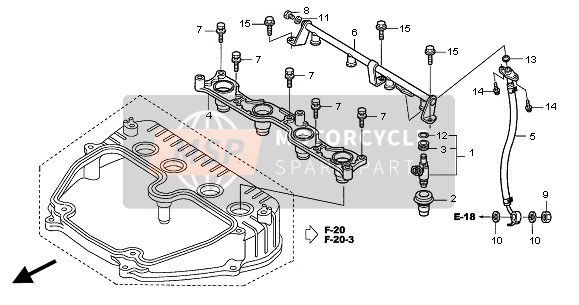 16472MEL000, Seal Ring, Injector, Honda, 1