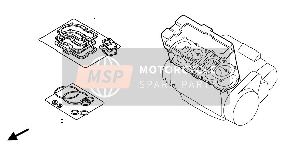 06114MEL000, Washer O-RING Kit A (Component Parts), Honda, 0
