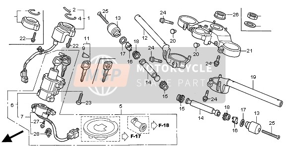 35100MEL641, Switch Assy., Combination & Lock, Honda, 0