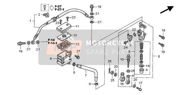 90443GC8000, Spezialscheibe, 8mm, Honda, 3