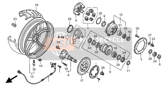 42650MCWD00ZB, Wiel Samenstel, A. *TYPE2, Honda, 0