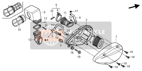 64310124000, Befestigungsgummi, V. Dec, Honda, 0