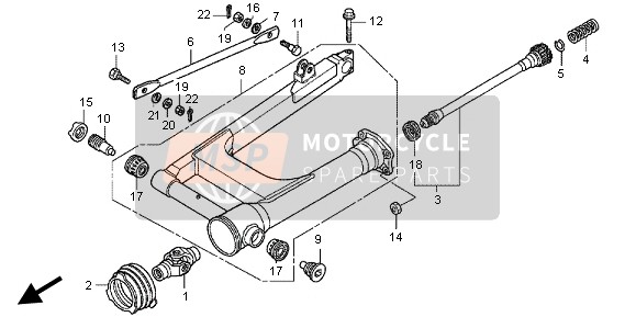 40210MEG000, Ens. Arbre De Transmissio, Honda, 0