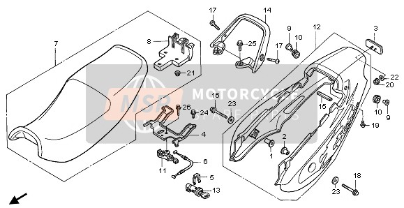 77230MY5860ZD, Cowl Set, Rr. (Wl) * TYPE4 *(TYPE4 ), Honda, 0