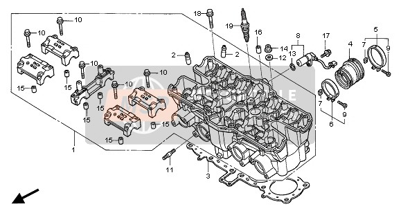 12010MEJ610, Head Assy., Cylinder, Honda, 0