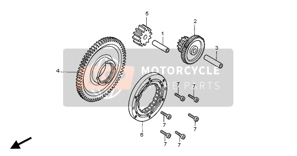 Honda CB1300 2005 Départ Embrayage pour un 2005 Honda CB1300