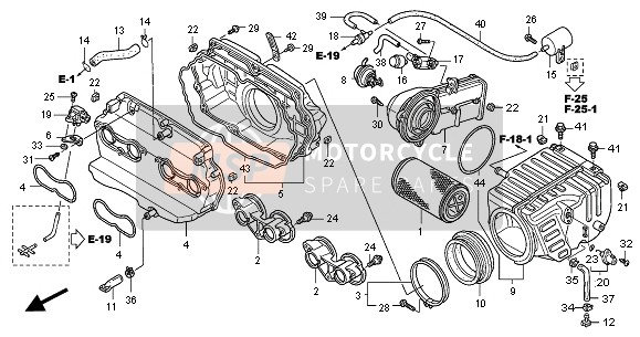 Honda CB1300 2005 Purificateur d'air pour un 2005 Honda CB1300