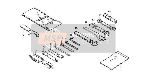 Honda CB1300 2005 TOOL  for a 2005 Honda CB1300