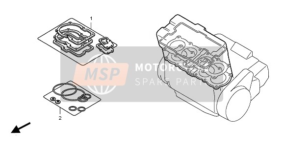 Honda CB1300A 2005 EOP-1 Kit guarnizioni A per un 2005 Honda CB1300A