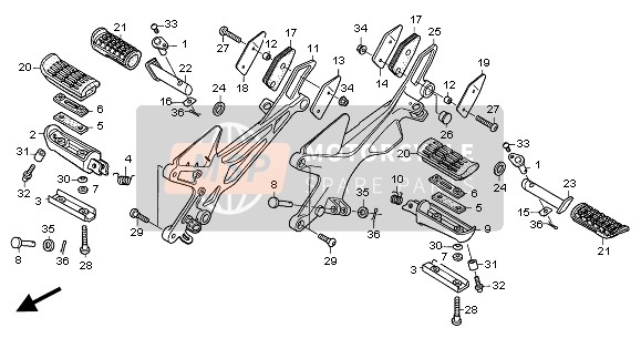 Honda CBF600NA 2005 Passo per un 2005 Honda CBF600NA