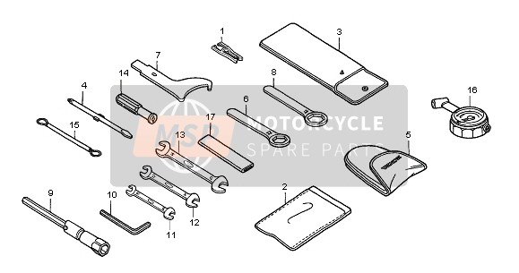 Honda CBF600NA 2005 Outils pour un 2005 Honda CBF600NA