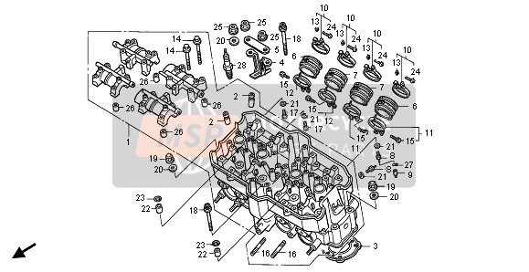 90410HC4000, Arandela 10mm, Honda, 3