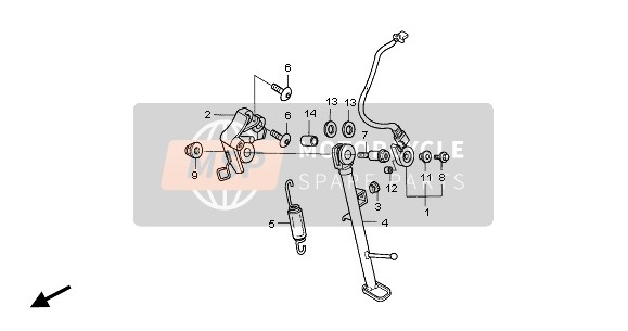 Honda CBR600RR 2005 Supporter pour un 2005 Honda CBR600RR