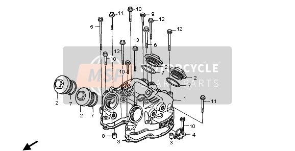 12310MFC620, Cover Comp., Cylinder Head, Honda, 0