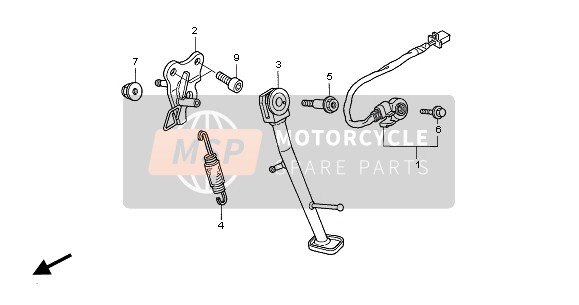 Honda CBR1000RR 2005 Supporter pour un 2005 Honda CBR1000RR