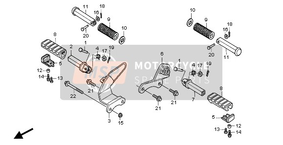 Honda VT750C 2005 STEP for a 2005 Honda VT750C