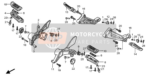 90176MCC000, Bullone Speciale Senza Da, Honda, 2