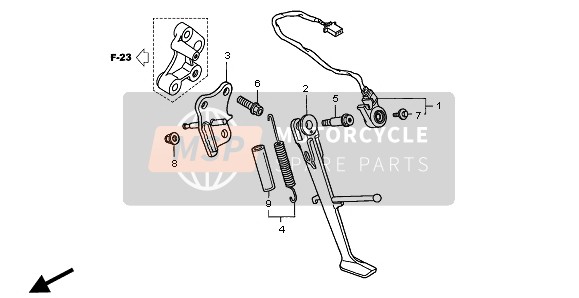 Honda VTR1000F 2005 STAND for a 2005 Honda VTR1000F