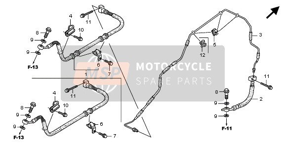 90123MCHA00, Bolt, Flange, 6X12, Honda, 0