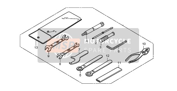 Honda XL125V 2005 Outils pour un 2005 Honda XL125V