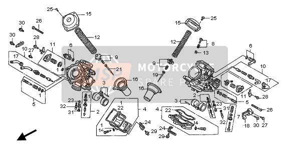E-19-1 Carburador (Partes componentes)