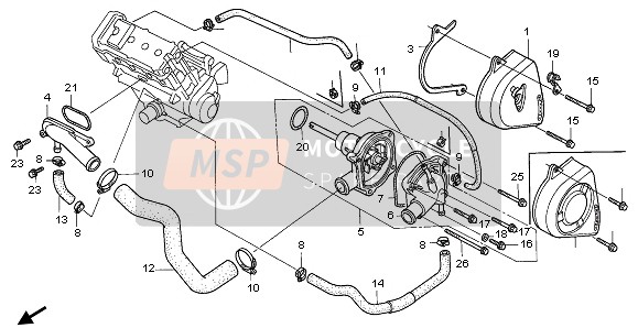 960010607507, Bolt, Flange, 6X75, Honda, 1