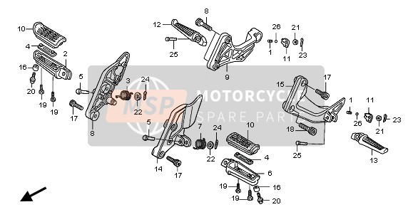 Honda CB1300 2007 Étape pour un 2007 Honda CB1300