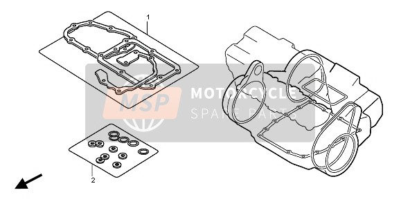 Honda CB1300A 2007 EOP-2 Gasket Kit B for a 2007 Honda CB1300A