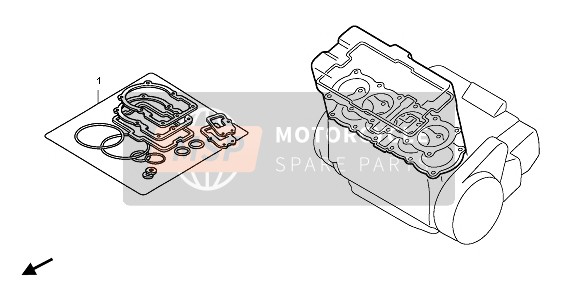 Honda CBF1000 2007 EOP-1 Gasket Kit A for a 2007 Honda CBF1000