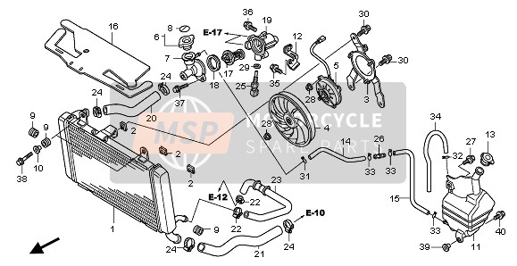 19120MFAD00, Tube B, Filler Neck, Honda, 0