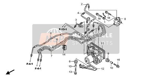 958010604008, Flensbout, 6X40, Honda, 0