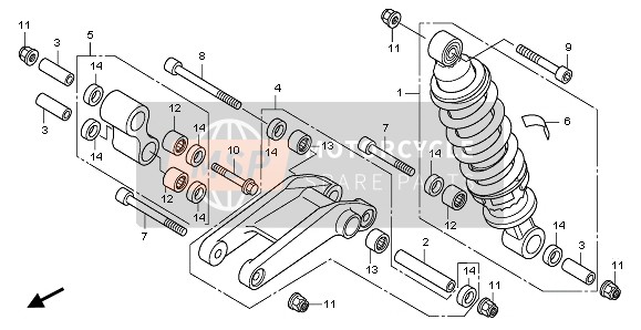 FEDERBEIN HINTEN