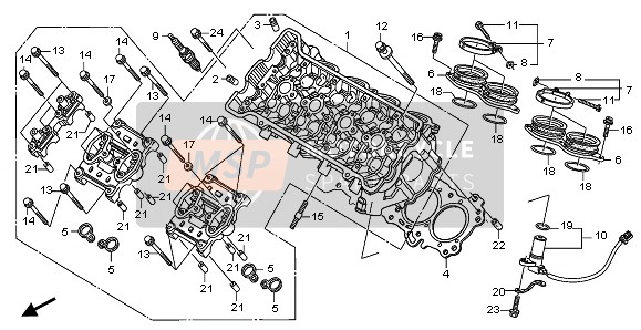 12204MFJ305, Guide, In. Valve (Os), Honda, 0