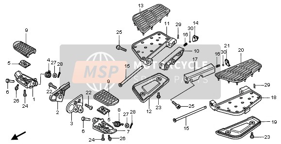 Honda GL1800 2007 STEP for a 2007 Honda GL1800