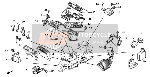 38772MCAA60, Stay A, PGM-FI Unit, Honda, 0