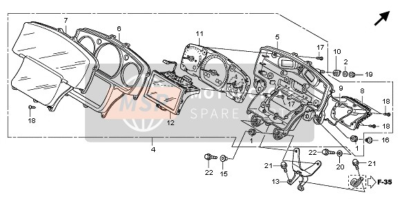 37105MCAH31, Gasket, Honda, 1