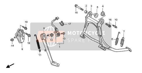 Honda GL1800 + AIRBAG 2007 Supporter pour un 2007 Honda GL1800 + AIRBAG