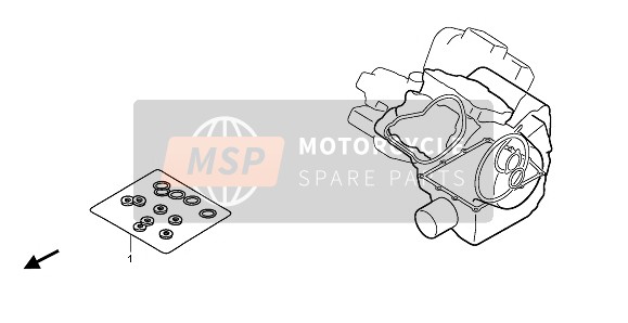 Honda VTX1300S 2007 EOP-2 Gasket Kit B for a 2007 Honda VTX1300S