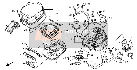 17255MBTC40, Anschluss,, Honda, 0