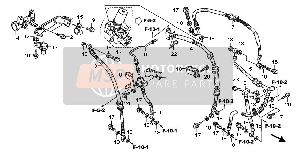 Honda XL1000VA 2007 DELAY VALVE for a 2007 Honda XL1000VA