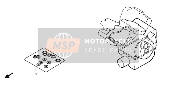 Honda VT750C2 2007 EOP-2 Gasket Kit B for a 2007 Honda VT750C2