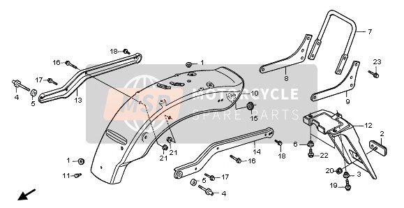 80109KR3000, Cushion, Rr. Fender, Honda, 0