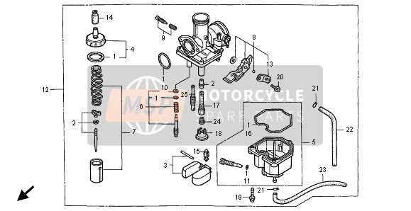 16014KCH850, Top Set, Honda, 0