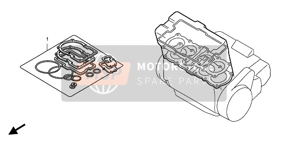 Honda CB600FA 2008 EOP-1 Kit guarnizioni A per un 2008 Honda CB600FA