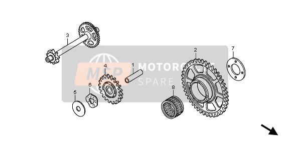 Honda CBF600N 2008 Di Partenza Frizione per un 2008 Honda CBF600N