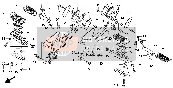 Honda CBF600NA 2008 Étape pour un 2008 Honda CBF600NA