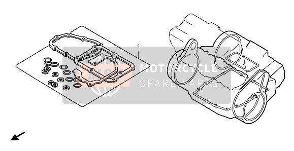 Honda CBR1000RR 2008 EOP-2 Gasket Kit B for a 2008 Honda CBR1000RR