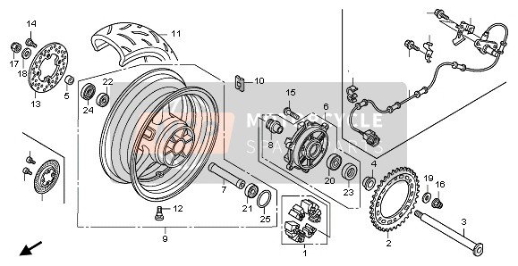 91352MCF003, O-RING, 51X2, Honda, 2